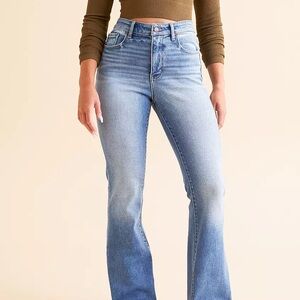 BKE Denim Parker Universal Fit High Rise Flare Jeans
